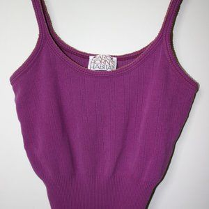CAROL HORN'S HABITAT Vintage 1974 Size Small Collector's Item Eggplant Color